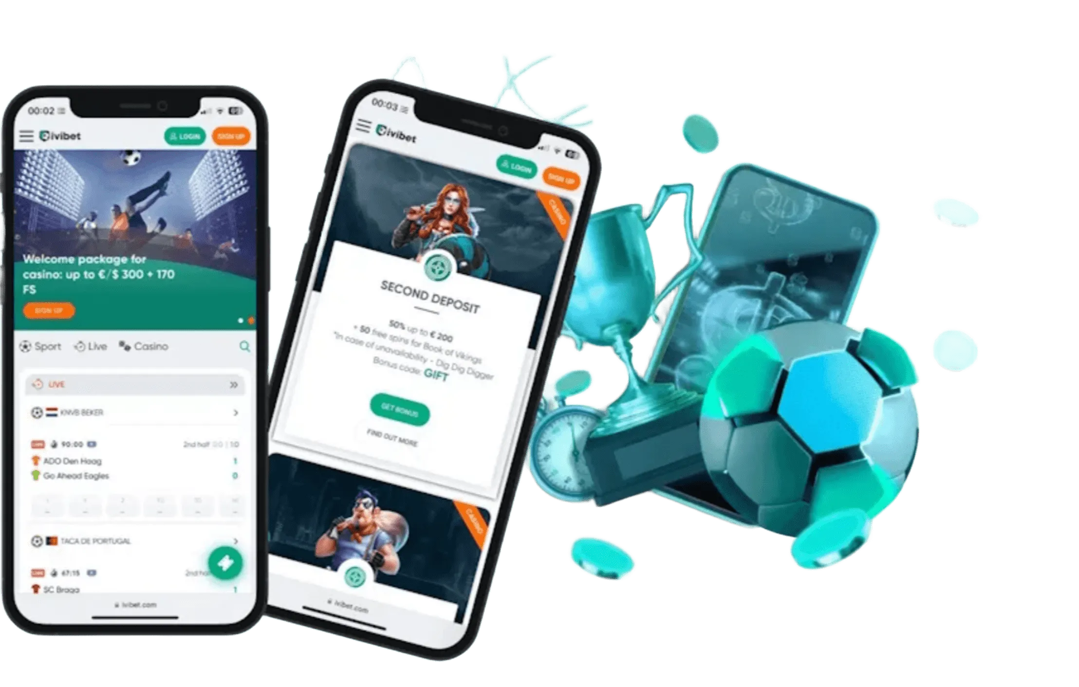 IviBet Casino App-Screenshot